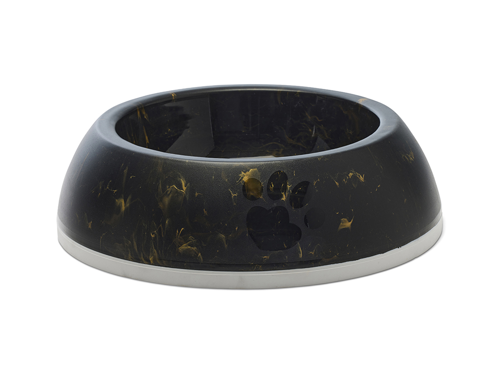 Delice 3 Marble black gold bowl - 1,2 L