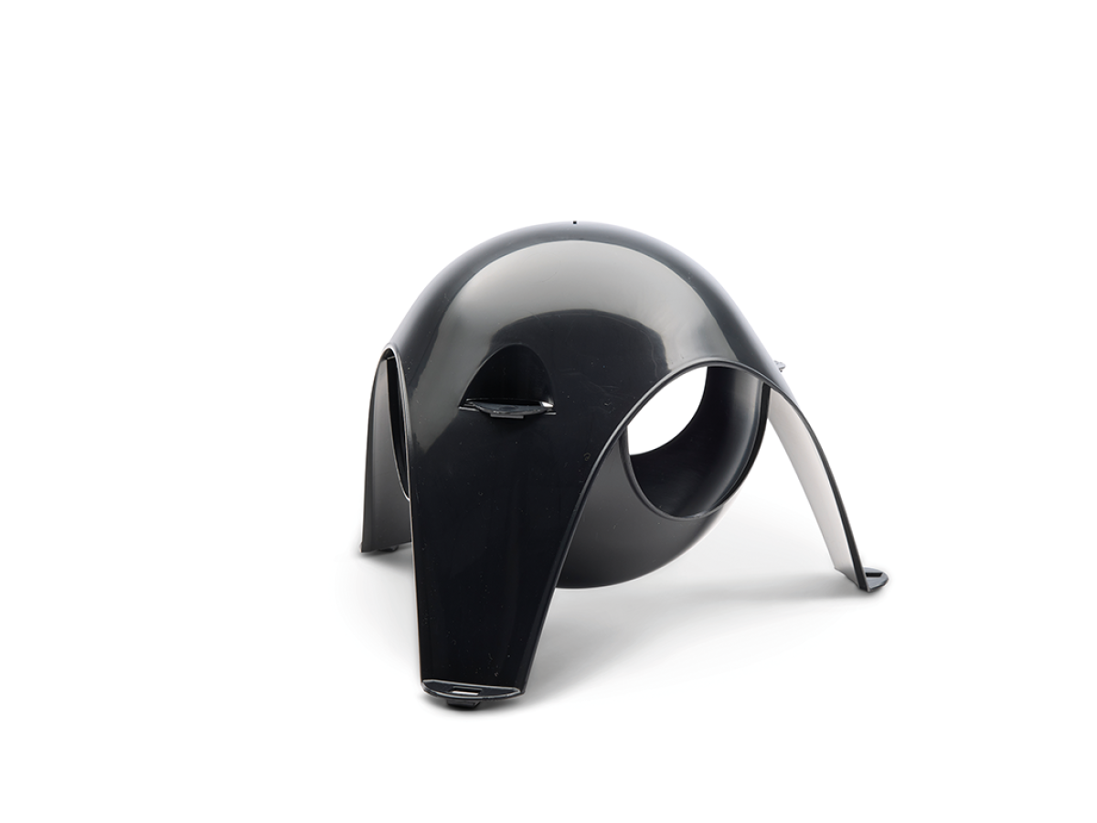 Sputnik XL small animal hideaway - light grey-black Sputnik XL small animal hideaway - light grey-black