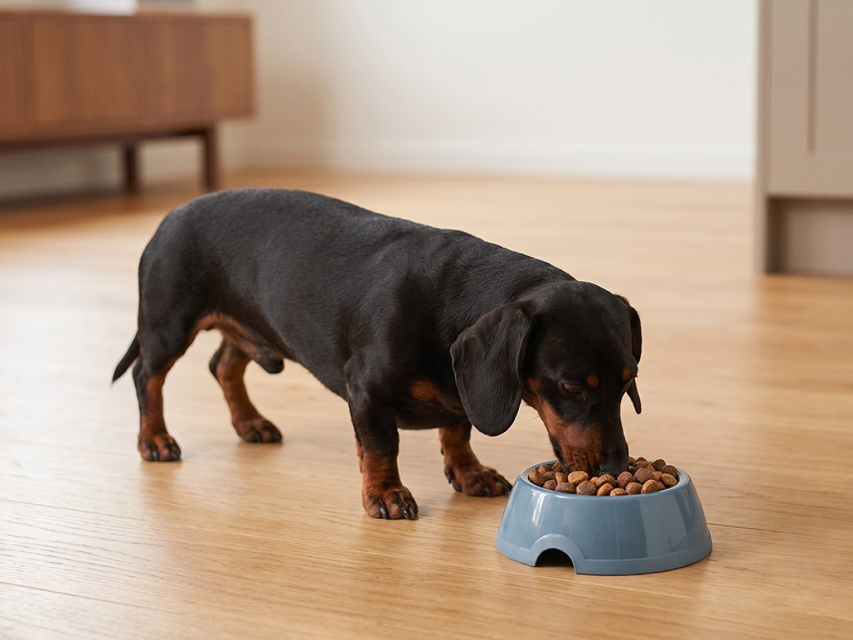 Savic Picnic 1 feeding bowl bluestone for cats and dogs, 300 ml, 16 x 16.5 x 5 cm, built-in handle.