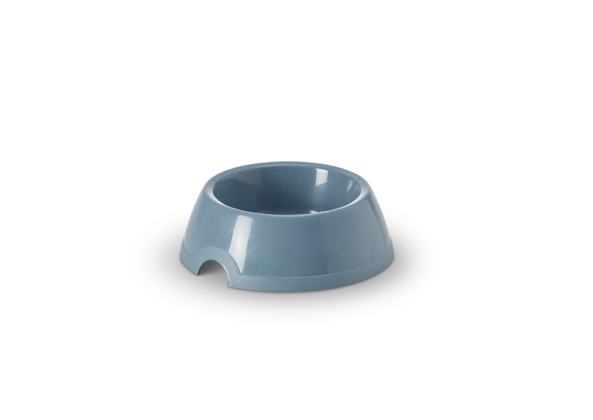 Savic Picnic 1 feeding bowl bluestone for cats and dogs, 300 ml, 16 x 16.5 x 5 cm, built-in handle.
