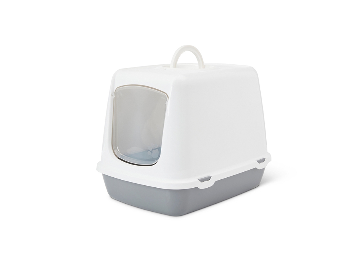 Oscar toilet home - grey Oscar toilet home - Grey | Classic Cat Litter Solution