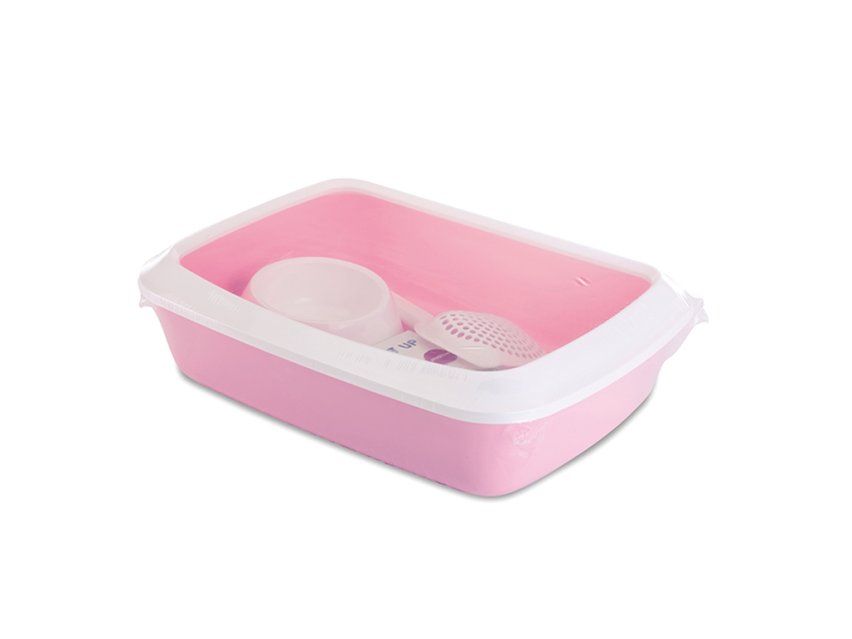 Iriz starter kit litter tray - pink Iriz starter kit litter tray - pink