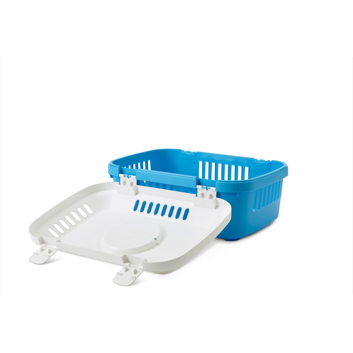 Discovery Compact pet carrier - blue open