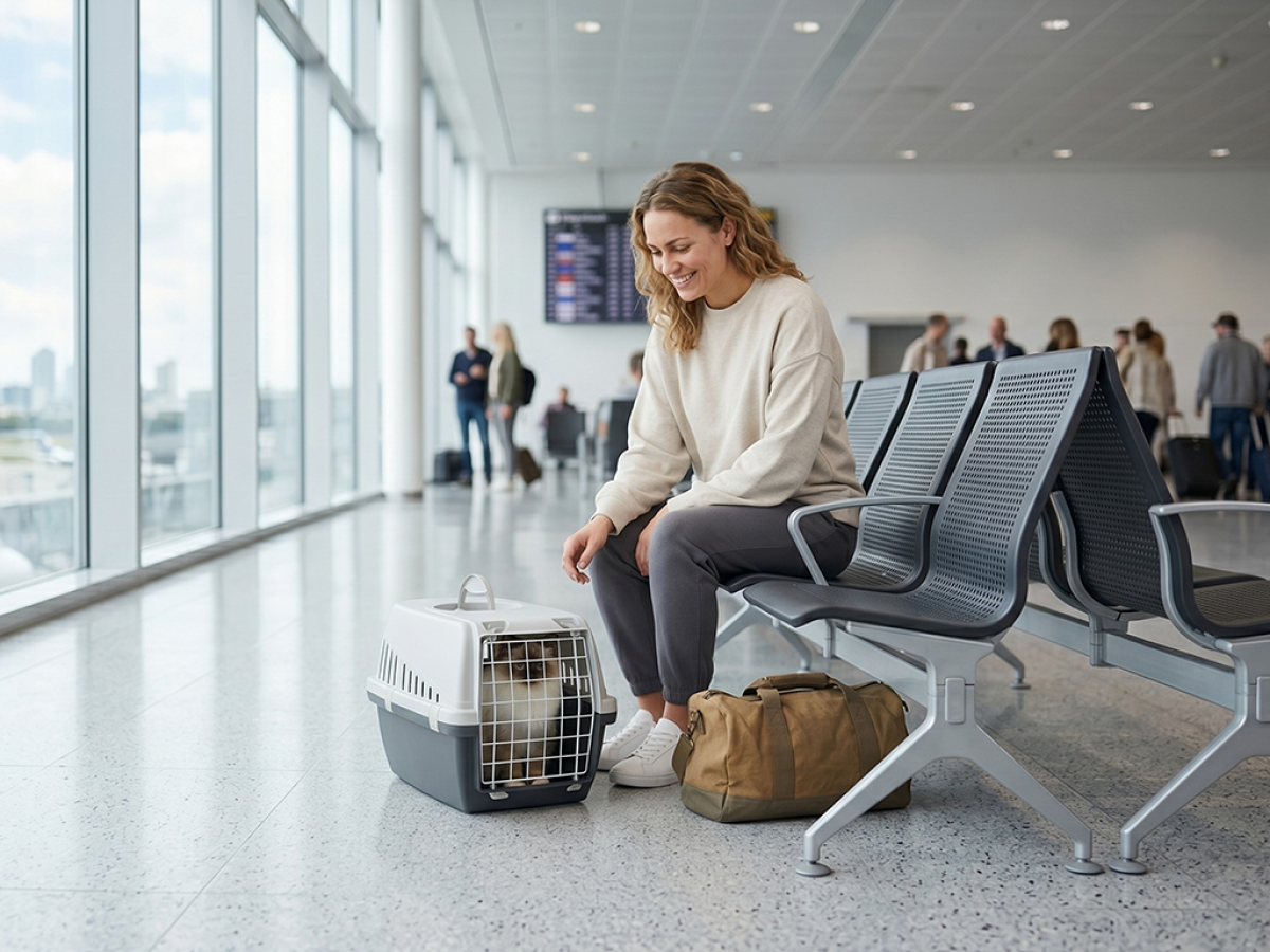 Savic Trotter 1 pet carrier in anthracite, coated wire door, for cats and small dogs up to 5 kg, 49 × 33 × 30 cm.