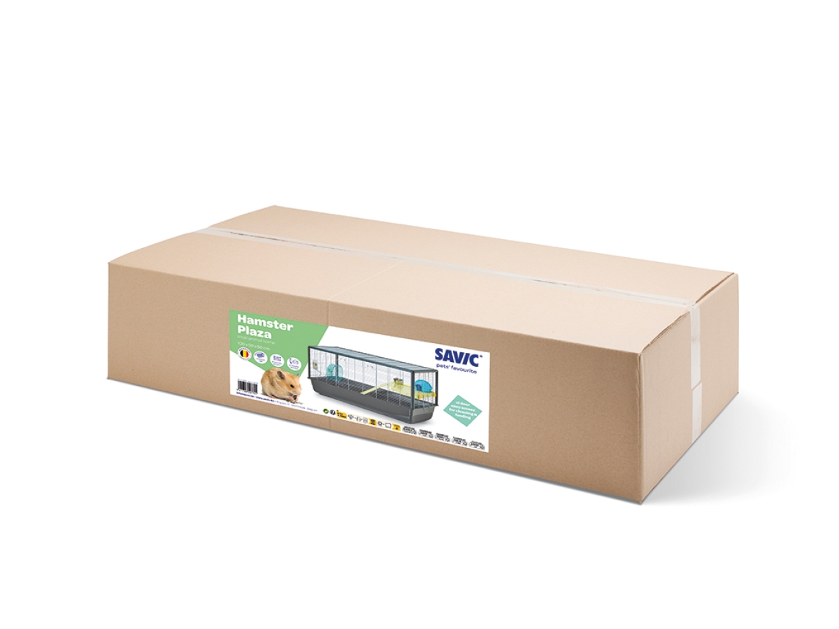 Hamster Plaza 100 small animal cage packaging Hamster Plaza 100 small animal cage packaging