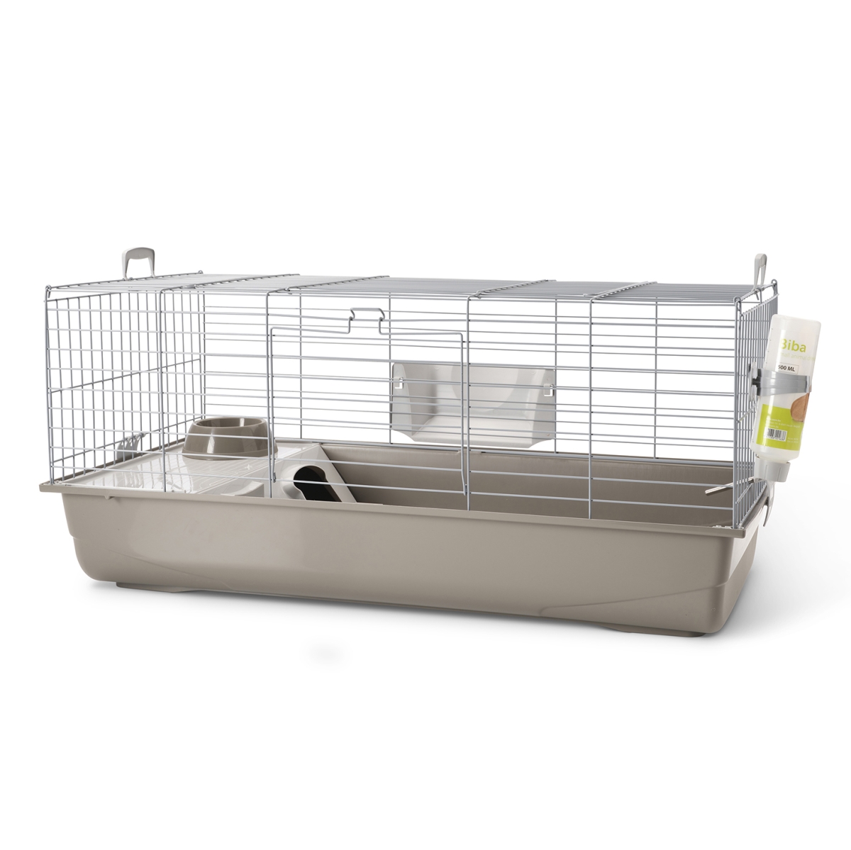 Nero 3 De Luxe small animal cage - warm grey