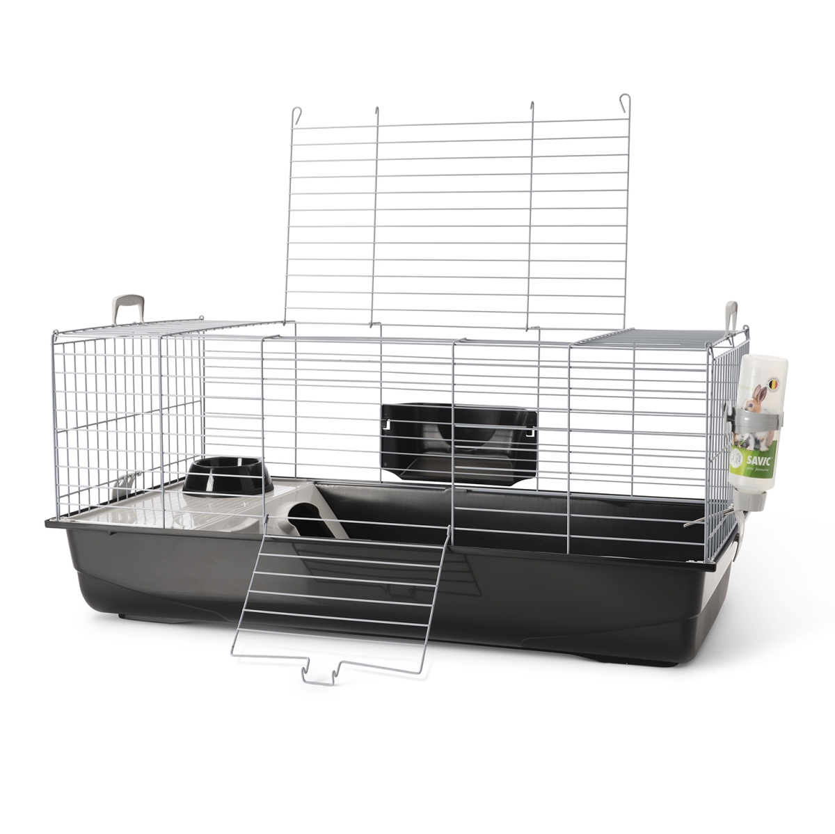 Nero 3 De Luxe small animal cage - black