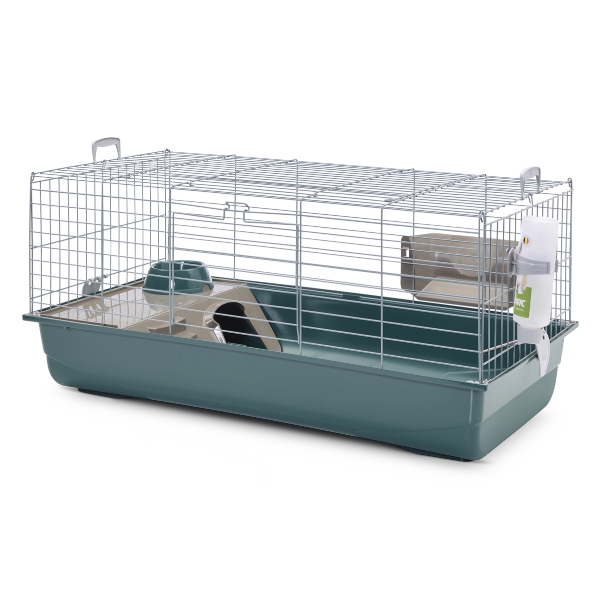 Nero 3 De Luxe small animal cage - Nordic green