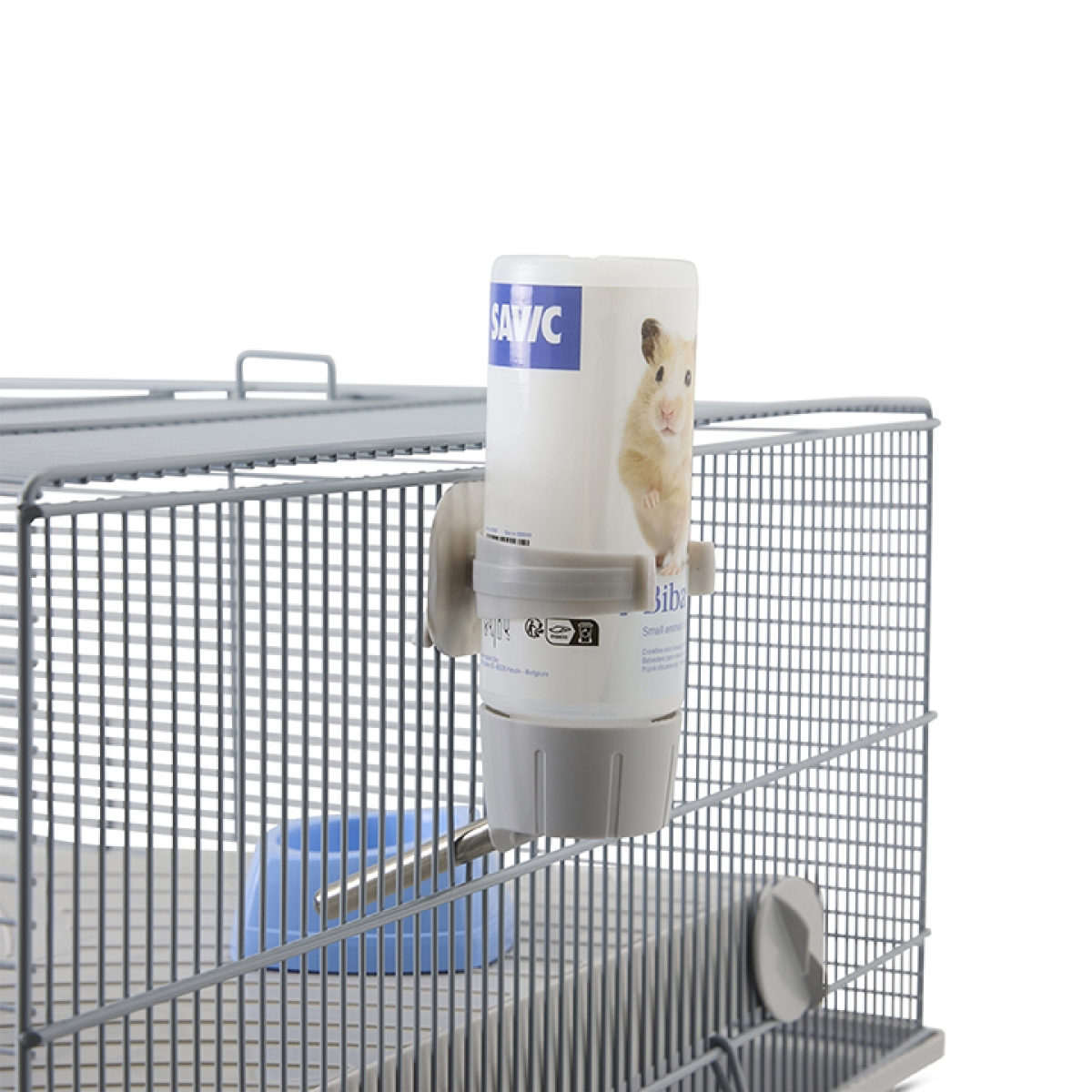 Savic Basil small animal home silver light grey two levels 67.5 x 49 x 37 cm hamsters dwarf hamsters mice.