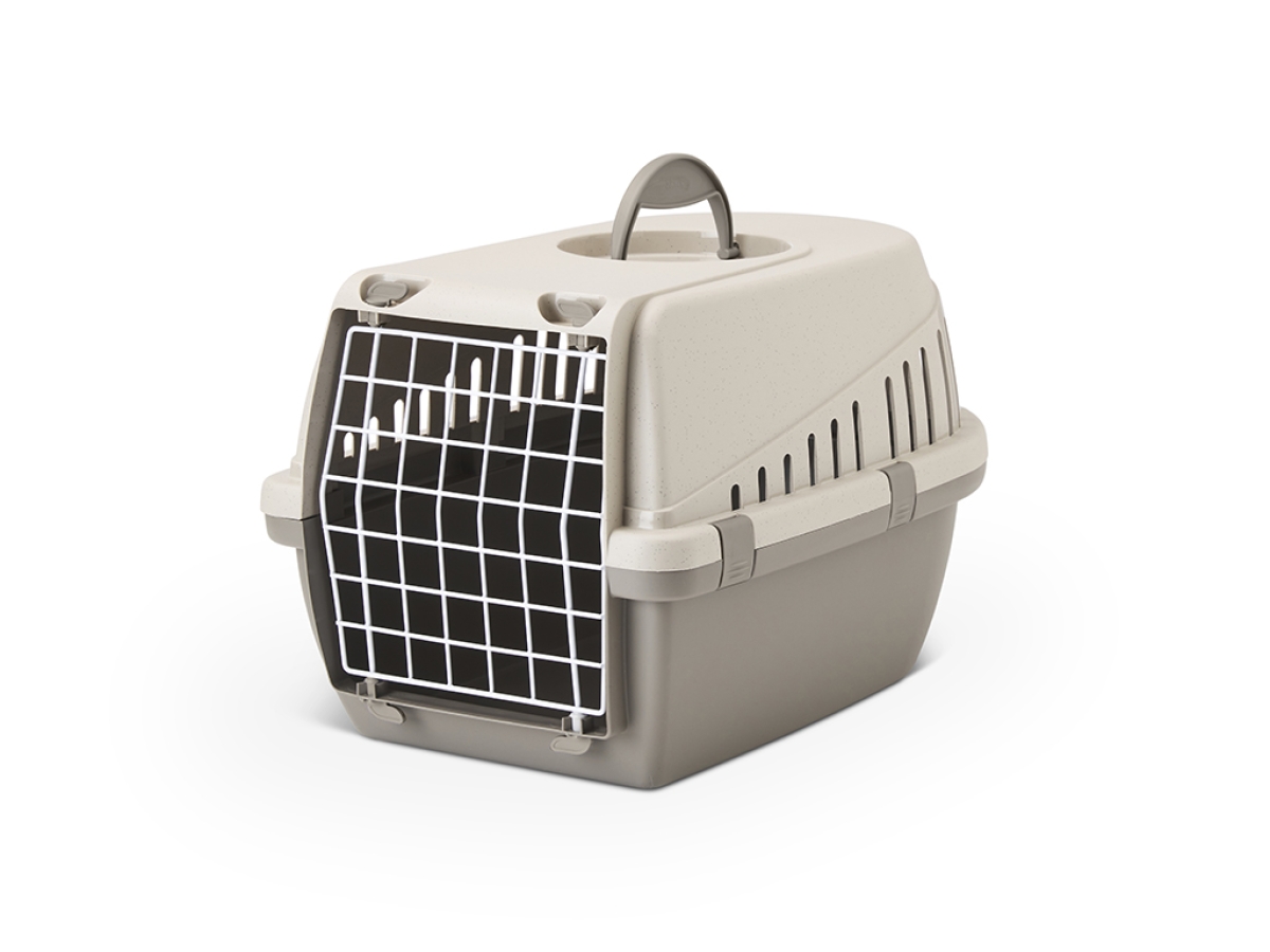 Trotter 1 transport box - Happy Planet warm grey