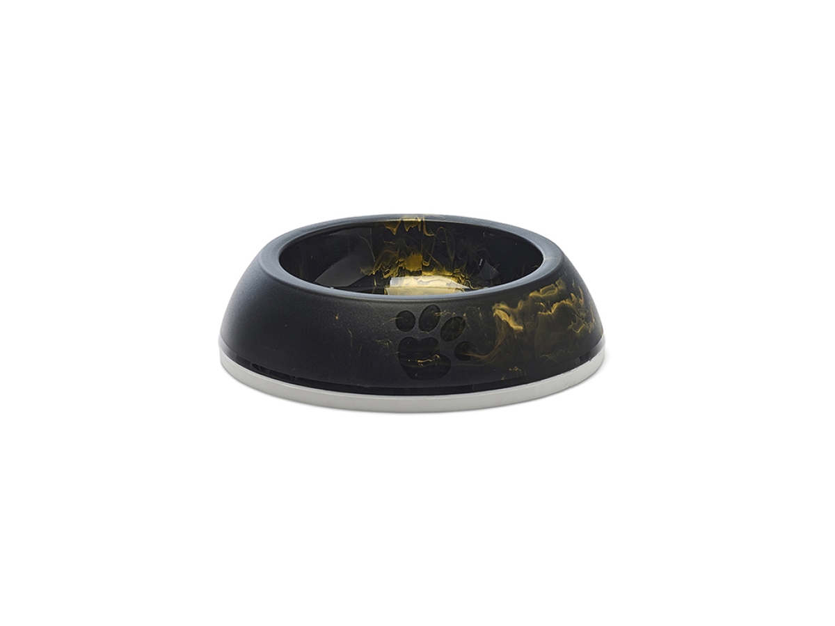 Delice Cat Marble Black Gold 0.2 L – Stylish Feeding & Drinking Bowl Savic Delice Cat Marble Black Gold 0.2 L feeding and drinking bowl with non-slip rim and marble finish