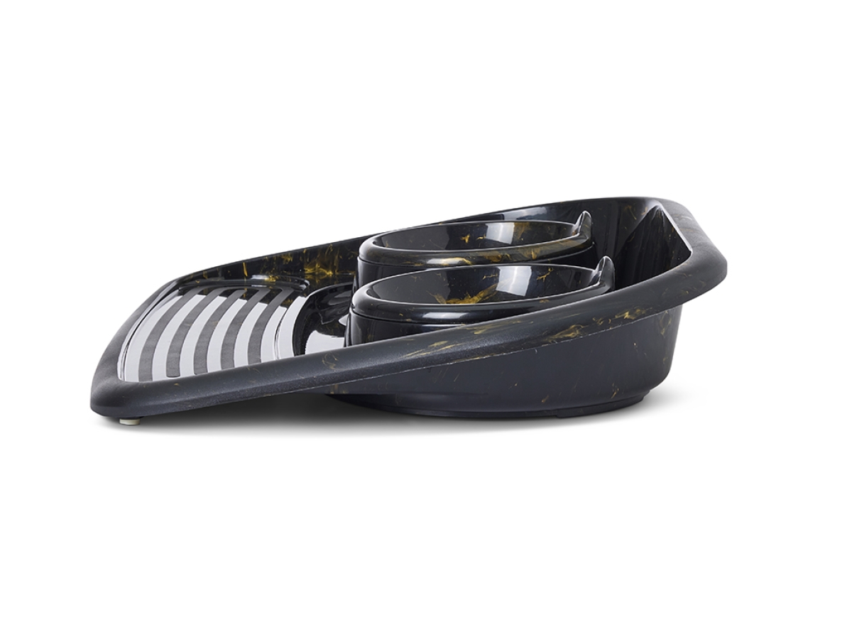 Butler Marble – Luxurious Food Serving Tray for Cats &amp; Small Dogs