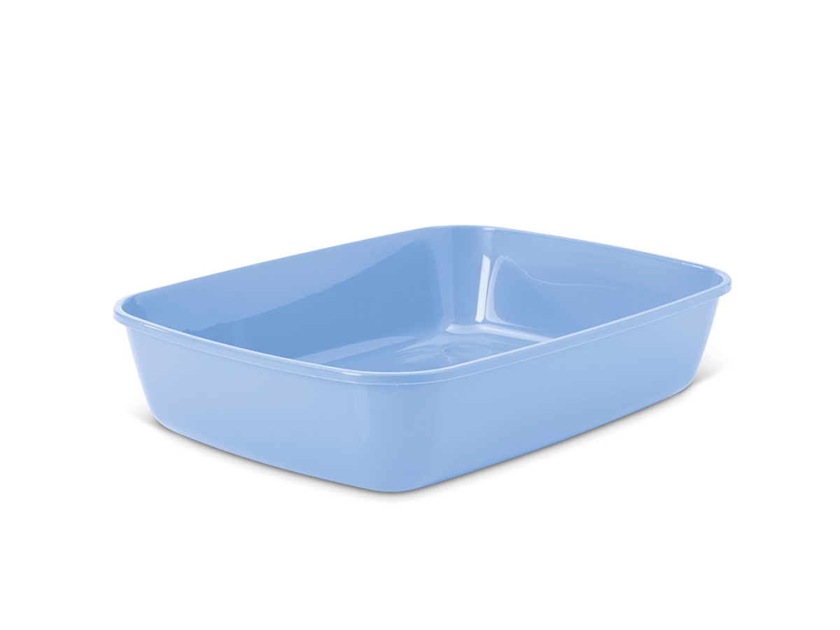 Savic Iriz 42 cm Pale Blue low-entry cat litter tray