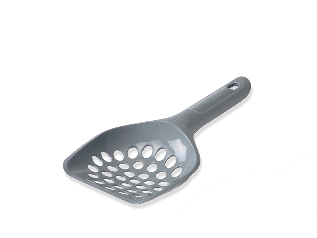 Macro Litter Scoop – Coarse Clumping Cat Litter Savic Macro Litter Scoop for coarse clumping cat litter – durable plastic scoop with large holes.