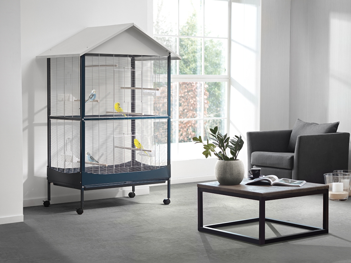 Gite 2 bird aviary - navy blue