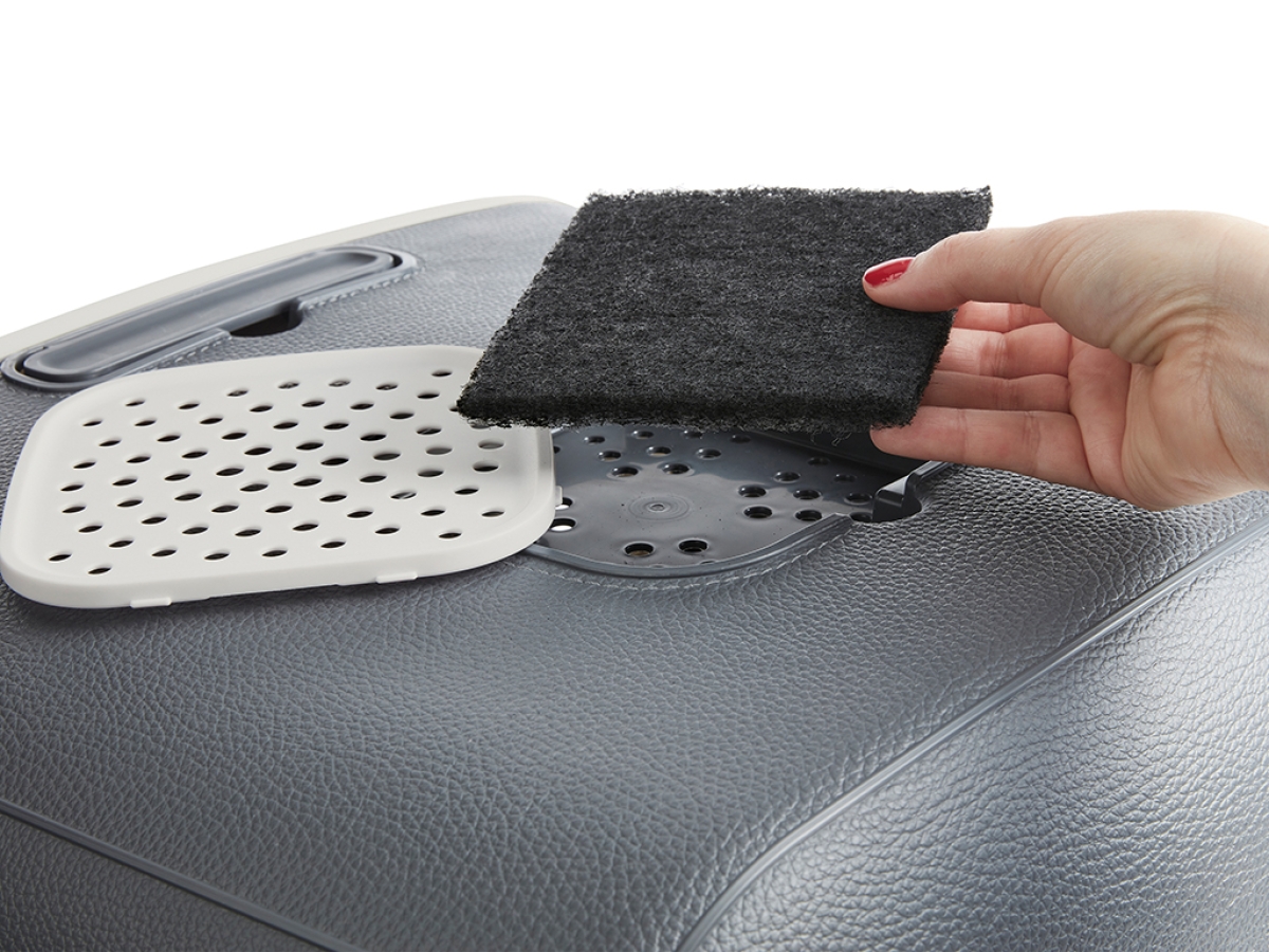 Mira de Luxe Toilet Home - Anthracite | Elegant toilet home