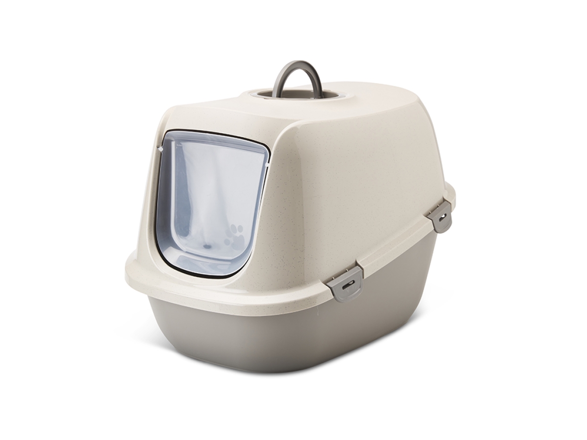 Leo Toilet home - Happy Planet Warm Grey | Eco-Friendly Cat Toilet