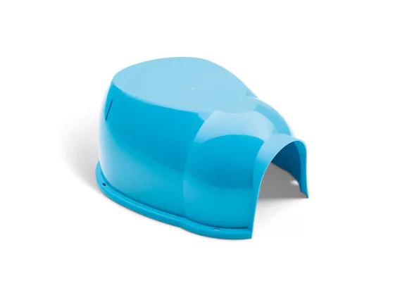 Cocoon Hideaway with spacious interior, flat resting top, and durable plastic design for small animals.