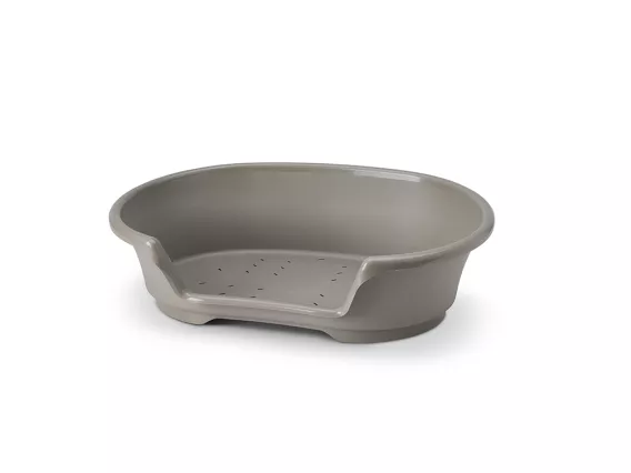 Cosy 65 cm plastic bed - warm grey