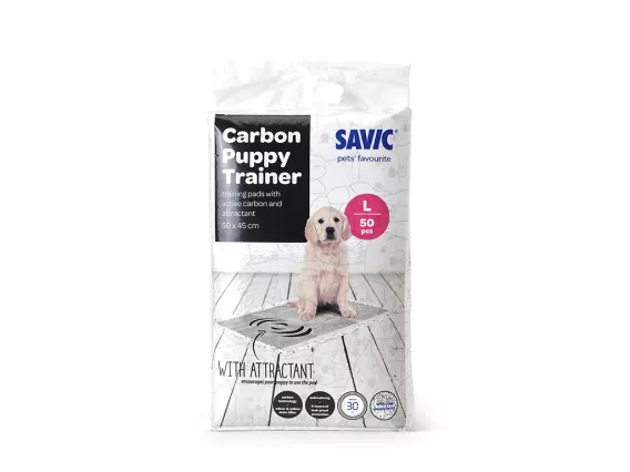Puppy Trainer Carbon Large training pads - 50 pads
