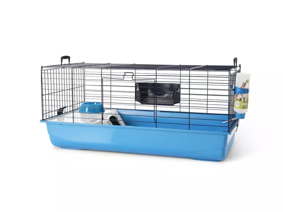 Nero 3 De Luxe small animal cage - blue