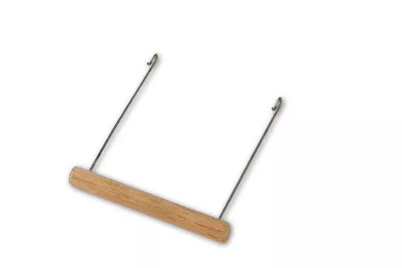 Wooden bird swing - Open