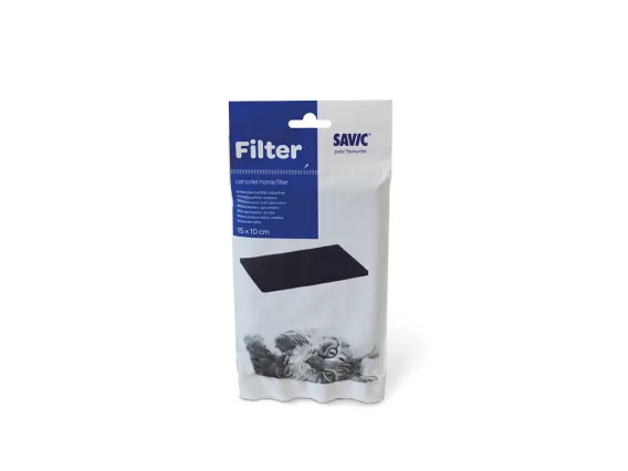 Savic Active Charcoal Filter – Odour-neutralising replacement filter for Savic cat toilet homes (except Mira).